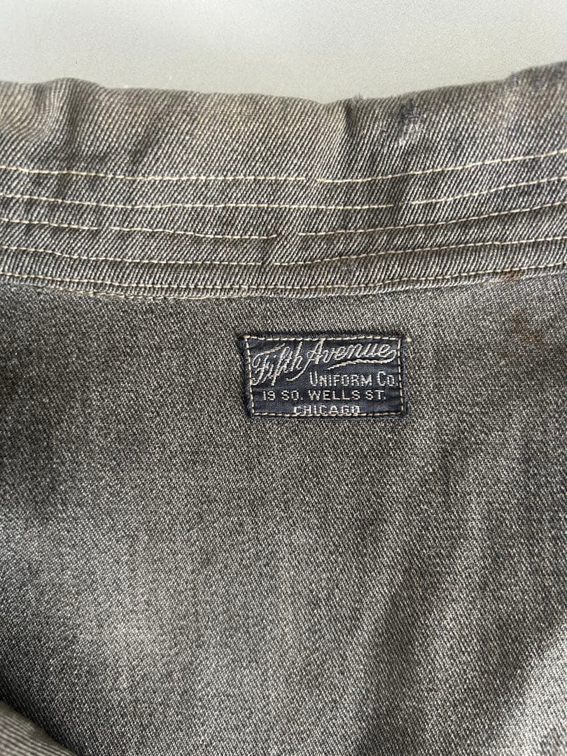 30s〜　ウィップコード　ジャケット　鳩目　グリーン　カーキ