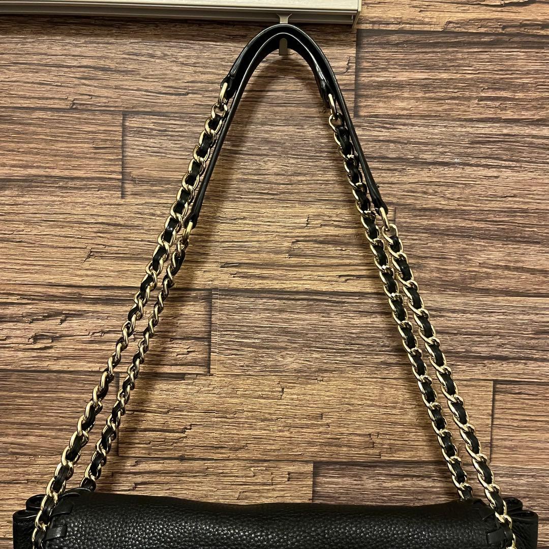 美品 トリーバーチ チェーン ショルダーバッグ 斜め掛け レザー 2way
