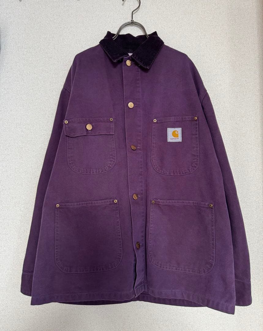 carhartt ミシガンチョアコート 80s グレープ 裏地無し