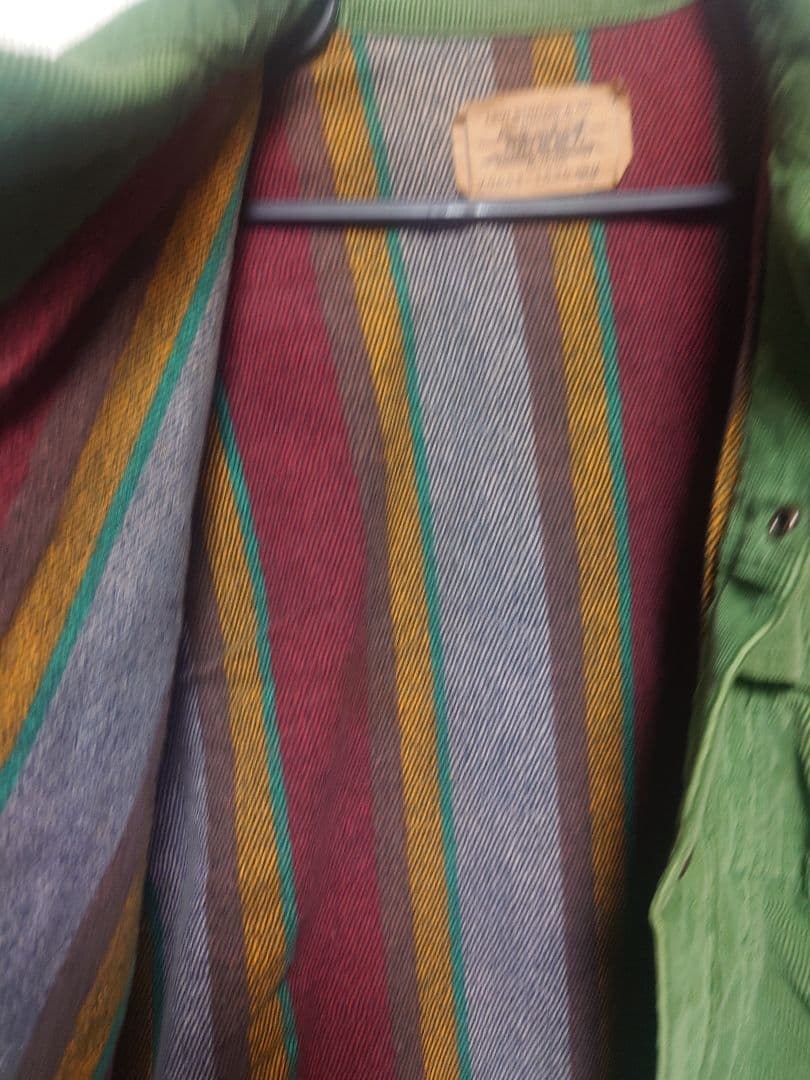 わたしん　リーバイス levi's グリーン コーデュロイ ジャケット