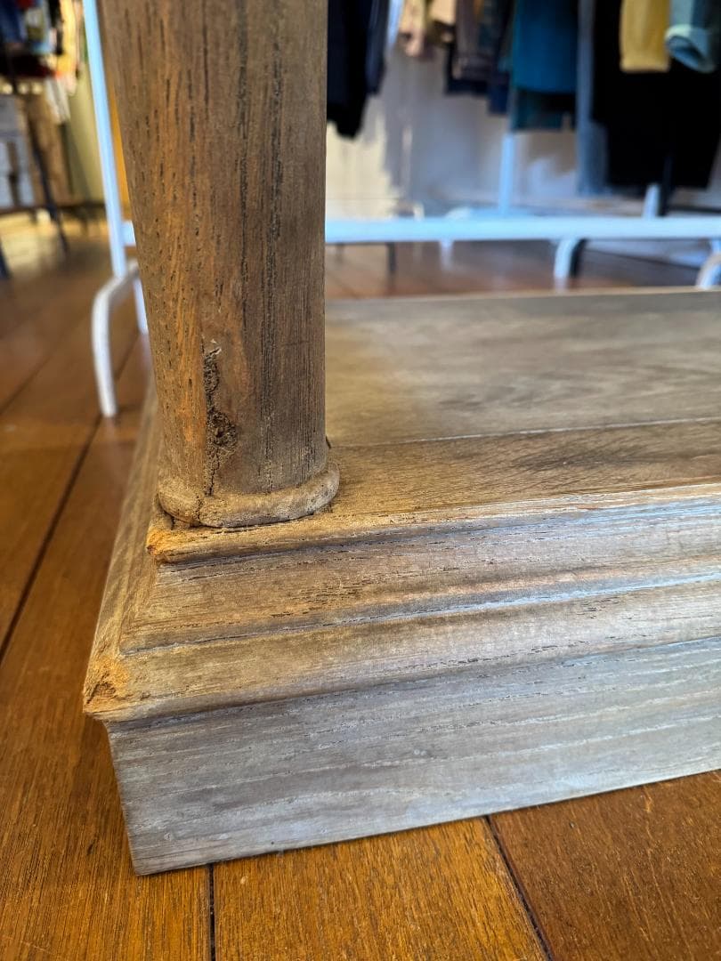 ◆S.◆ガラスキャビネット アンティーク仕上げ ショーケース 食器棚