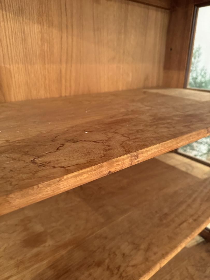 ◆S.◆ガラスキャビネット アンティーク仕上げ ショーケース 食器棚