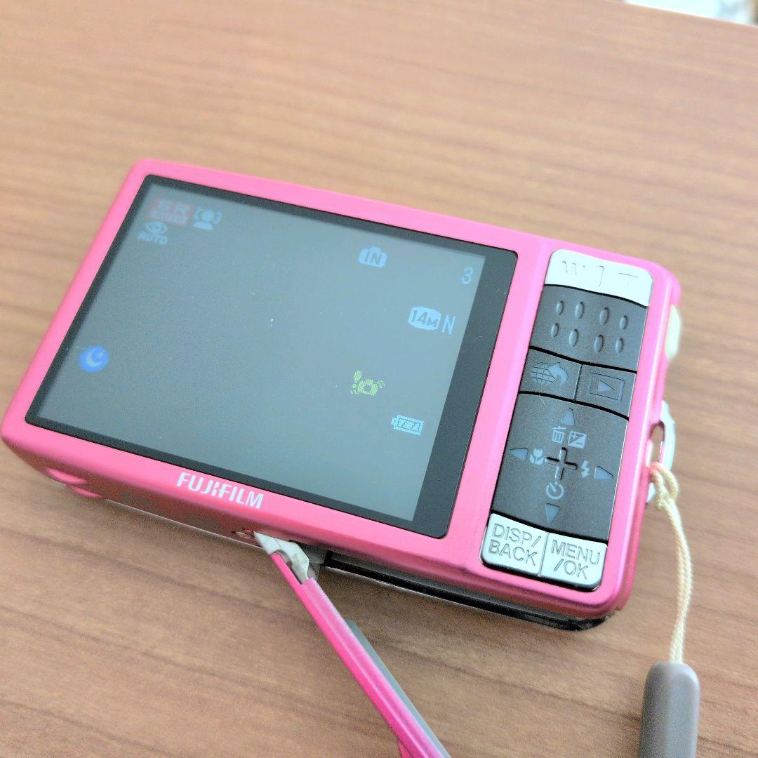 FinePix Z80 動作確認済 ピンク バッテリー 充電器 FUJIFILM