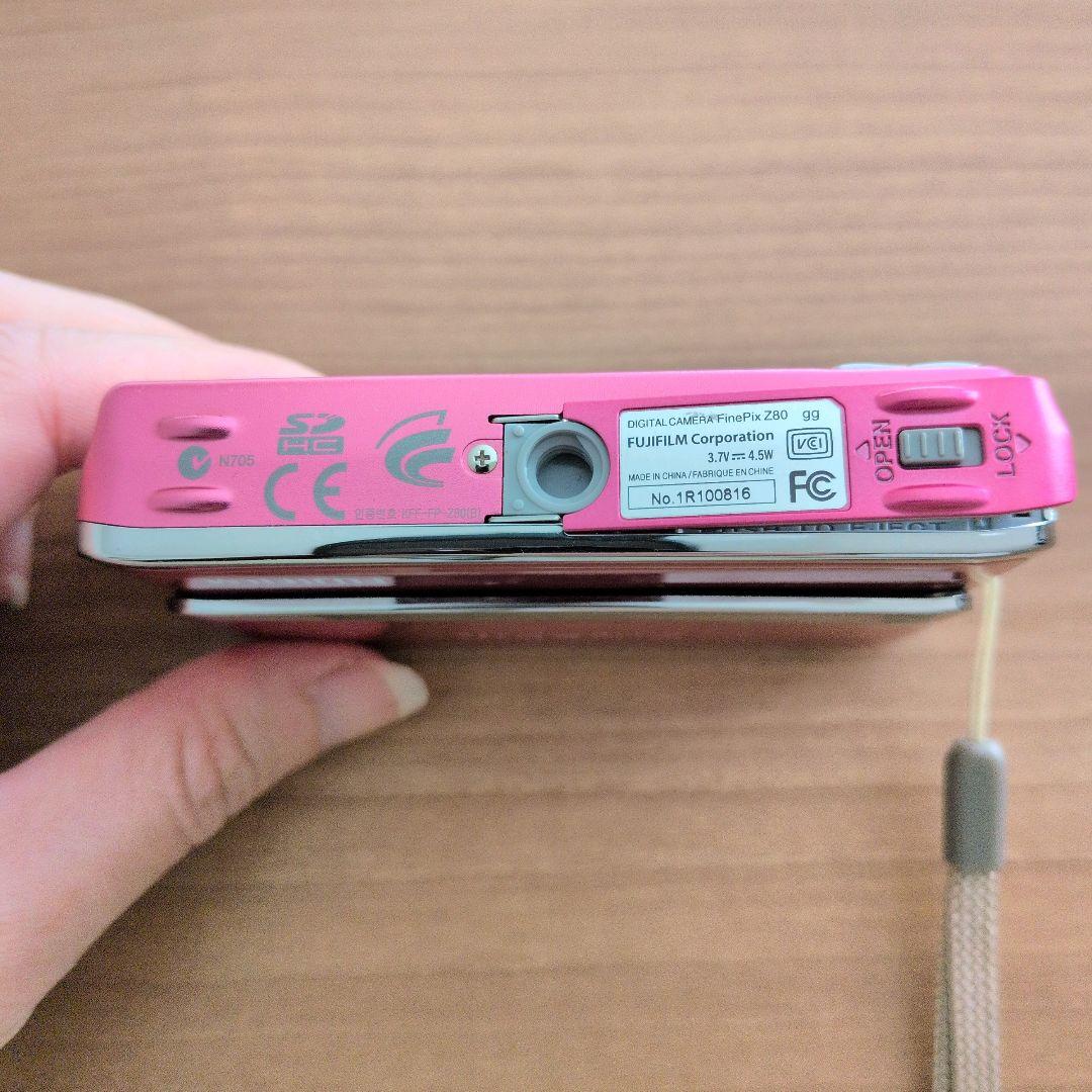 FinePix Z80 動作確認済 ピンク バッテリー 充電器 FUJIFILM