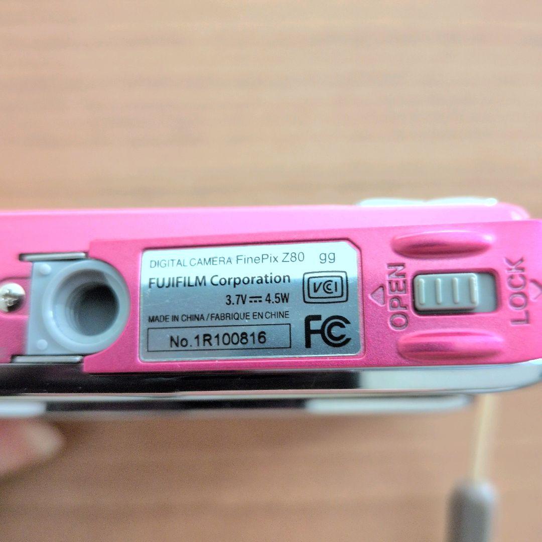 FinePix Z80 動作確認済 ピンク バッテリー 充電器 FUJIFILM