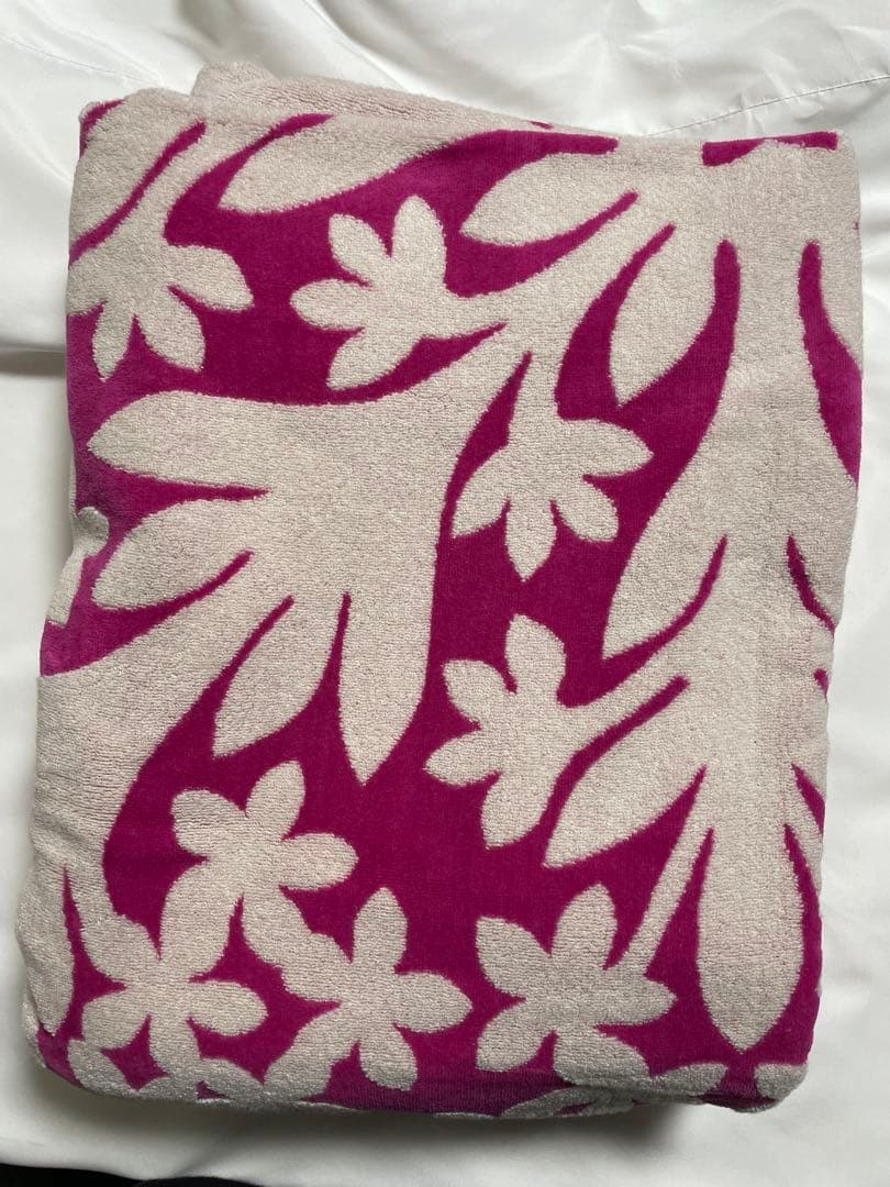 【新品未使用】Kathy Mom タオルケット プルメリアピンク　お値下げ中