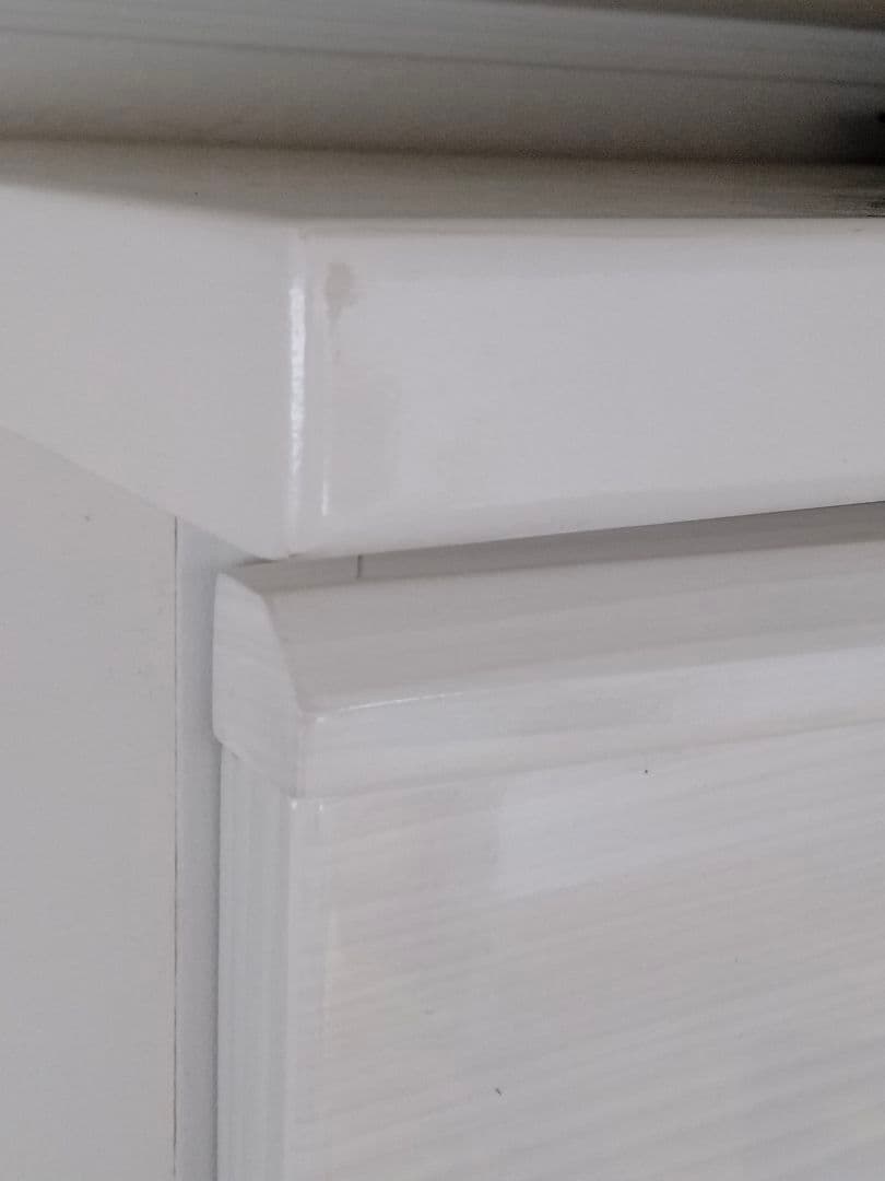 【ちん】ニトリ　ハイチェスト　白