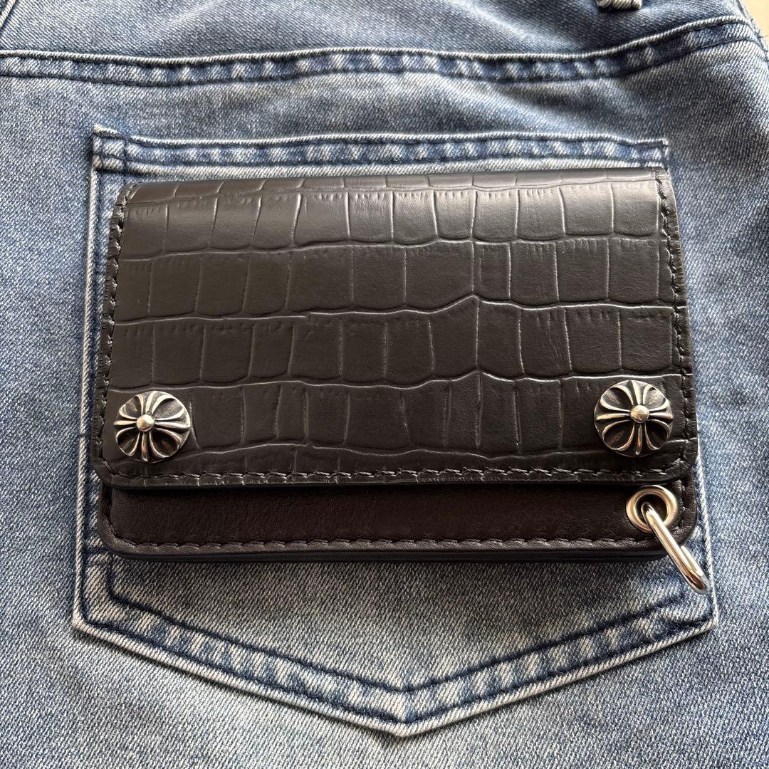 トラッカーウォレット　ショート　コンチョ　まる　フォロー割適用