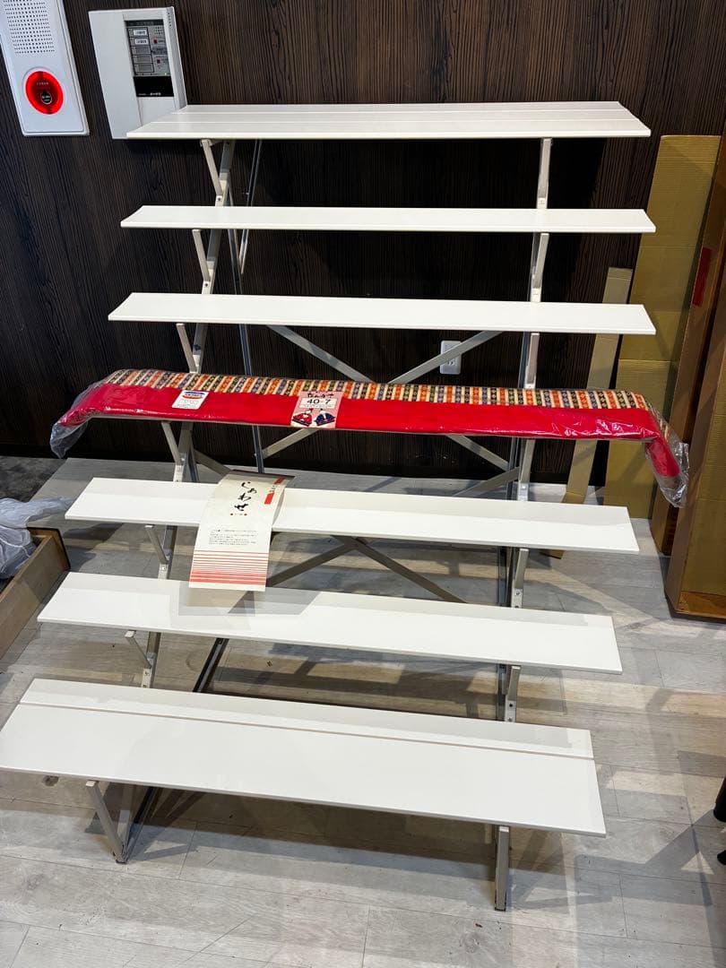 雛壇7段飾り　白色　40号　説明書あり