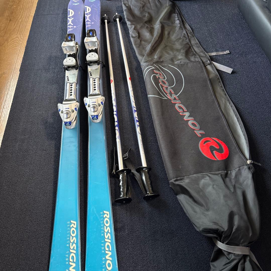 も*ふ様 asics スキー用ブーツとRossignolスキーセット