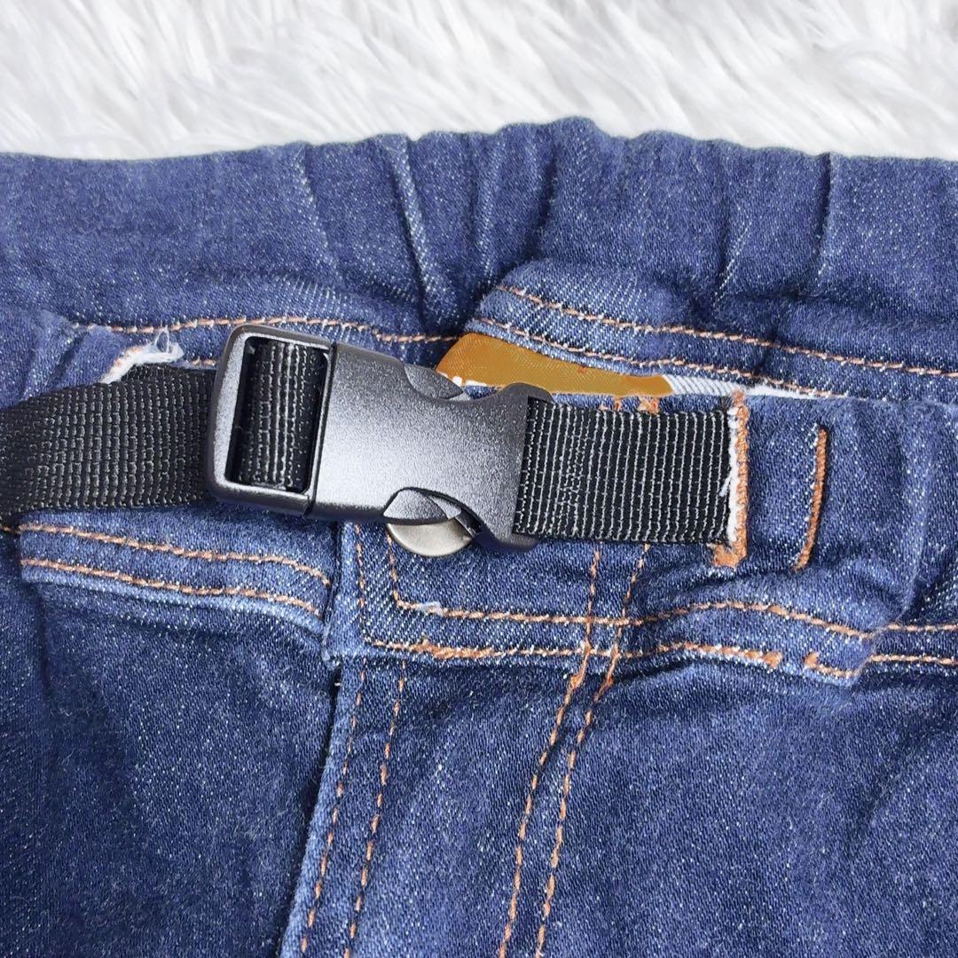 【グリップスワニー × ルートコー】 ワークパンツ デニム ストレッチ 濃紺