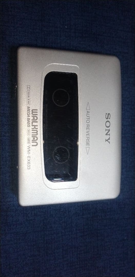 動作　WM-EX633　カセット　ウォークマン　　Walkman　SONY　銀色