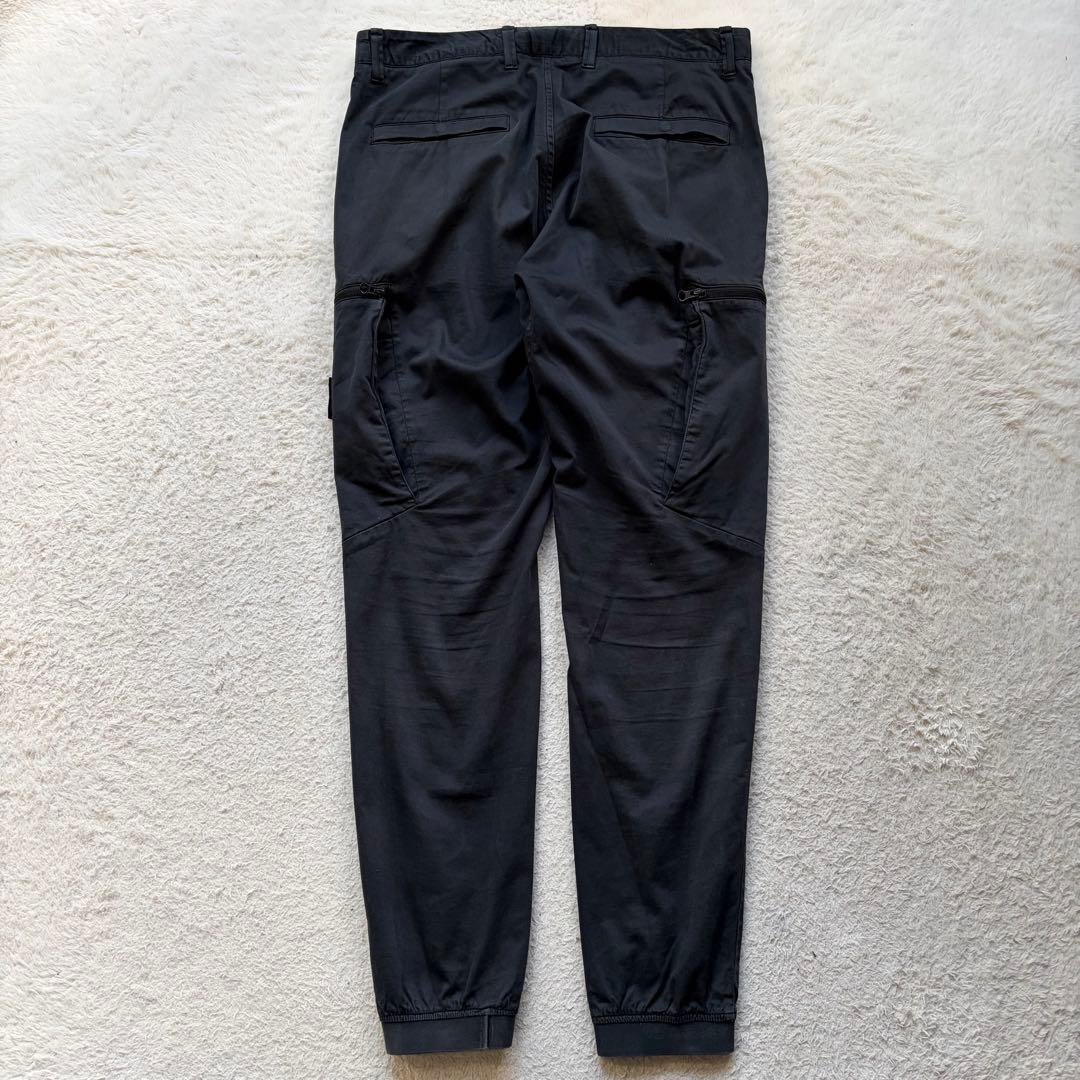 【希少品】ストーンアイランド カーゴパンツ ワッペン ウール混 ブラック W32