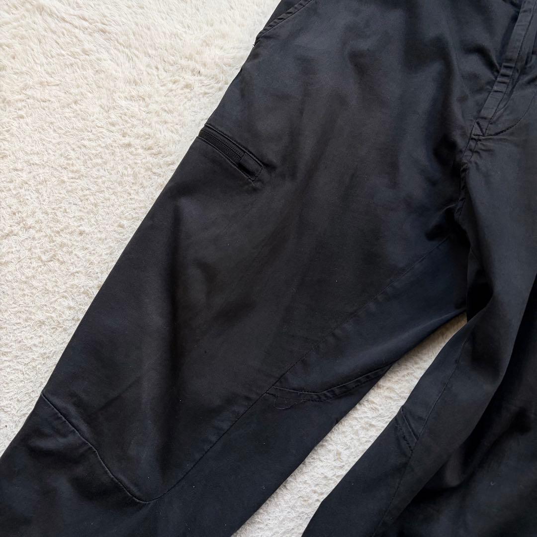 【希少品】ストーンアイランド カーゴパンツ ワッペン ウール混 ブラック W32