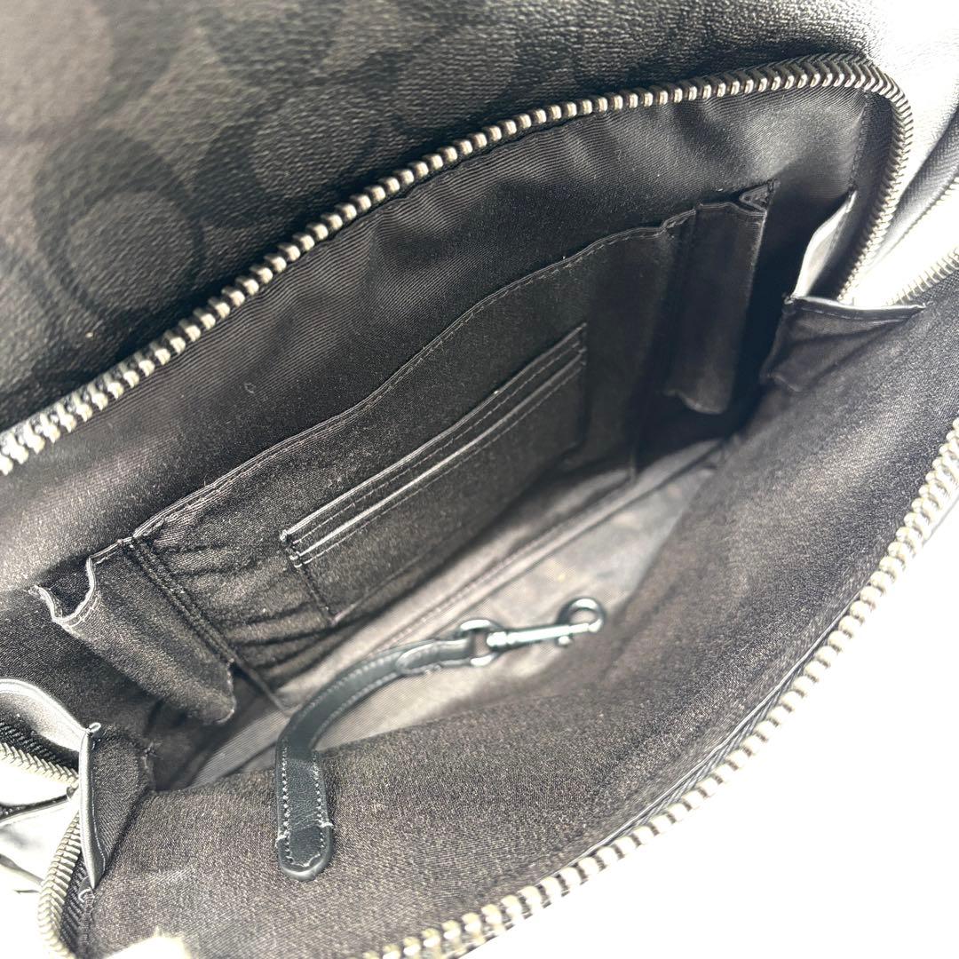 【未使用級・現行品】コーチ イーサン リュック ビジネス 黒 レザー メンス