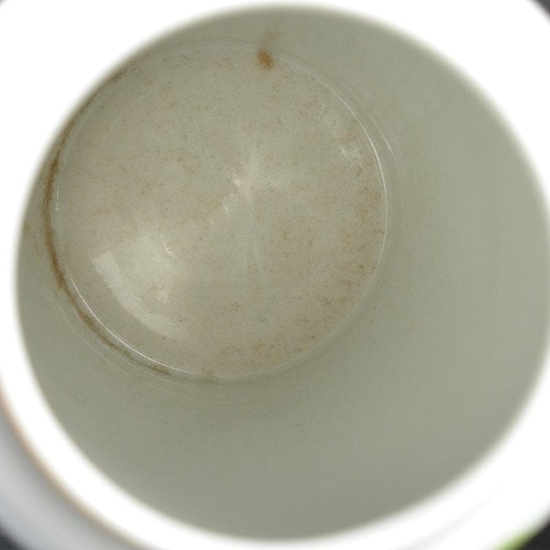 有田焼　宮内庁御用達　深川製磁　色絵鳥果実文　花瓶　花入　共箱　C　5500