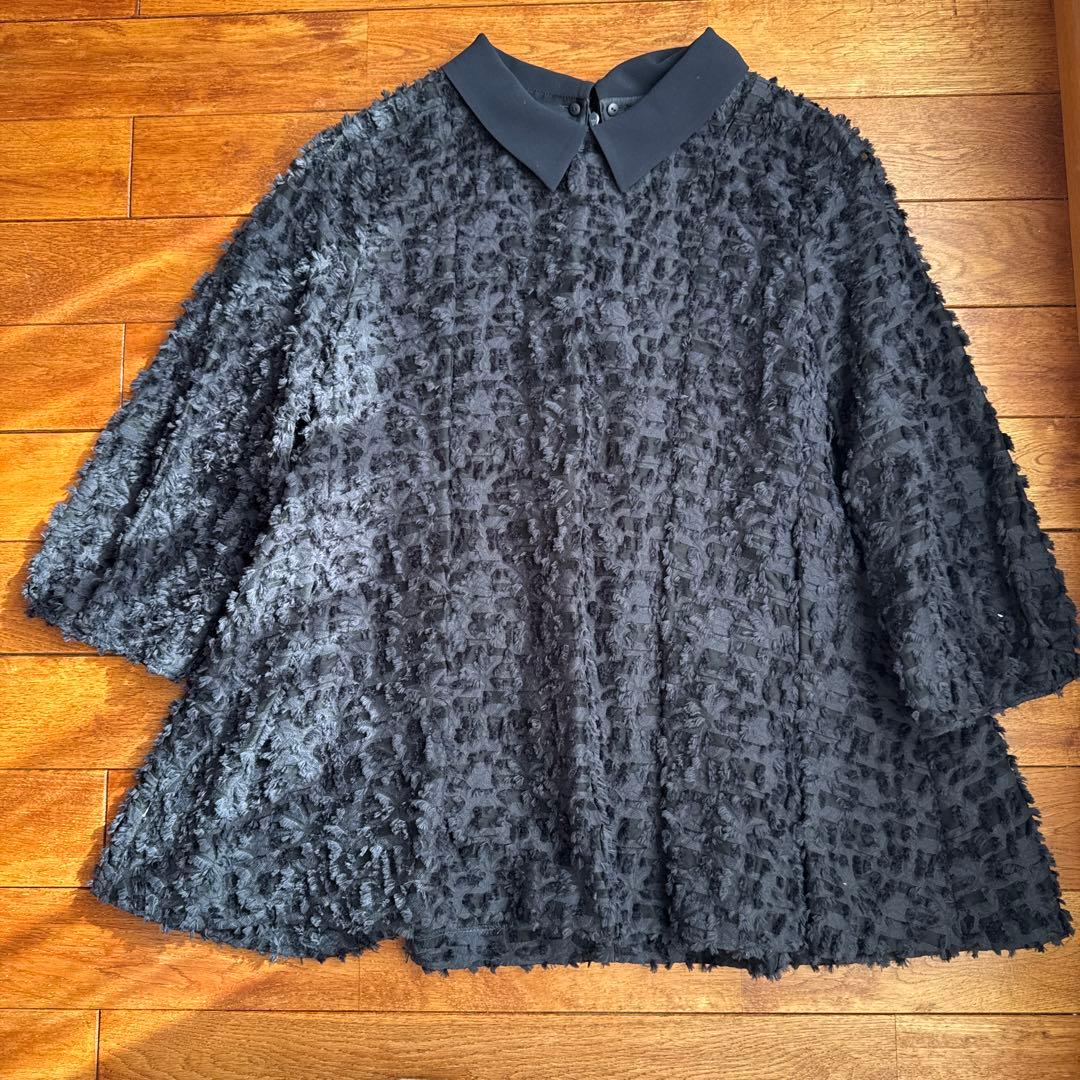 【VERYコラボ】ボタニカル カットジャカード ブラウス 23区 44