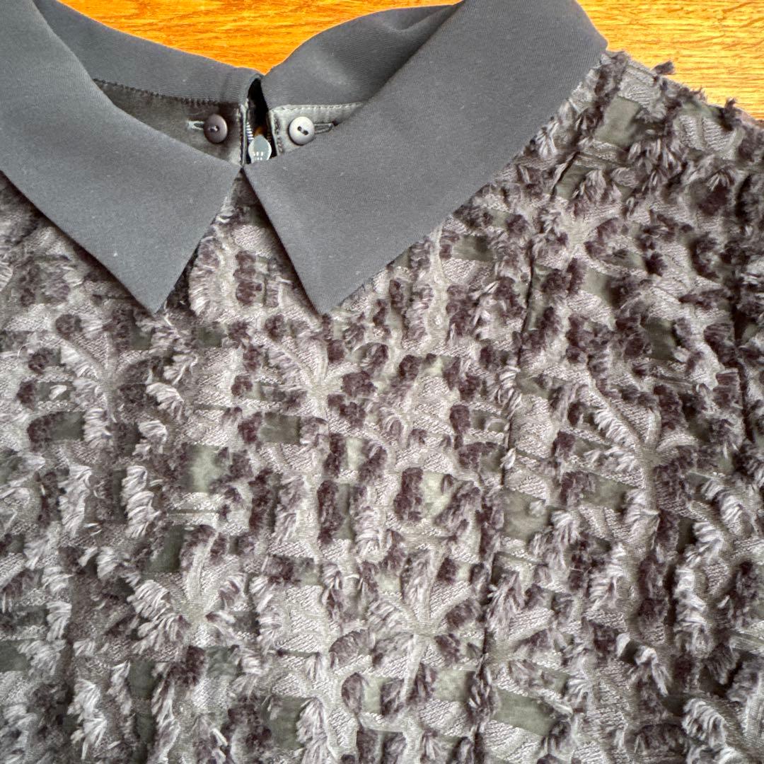 【VERYコラボ】ボタニカル カットジャカード ブラウス 23区 44