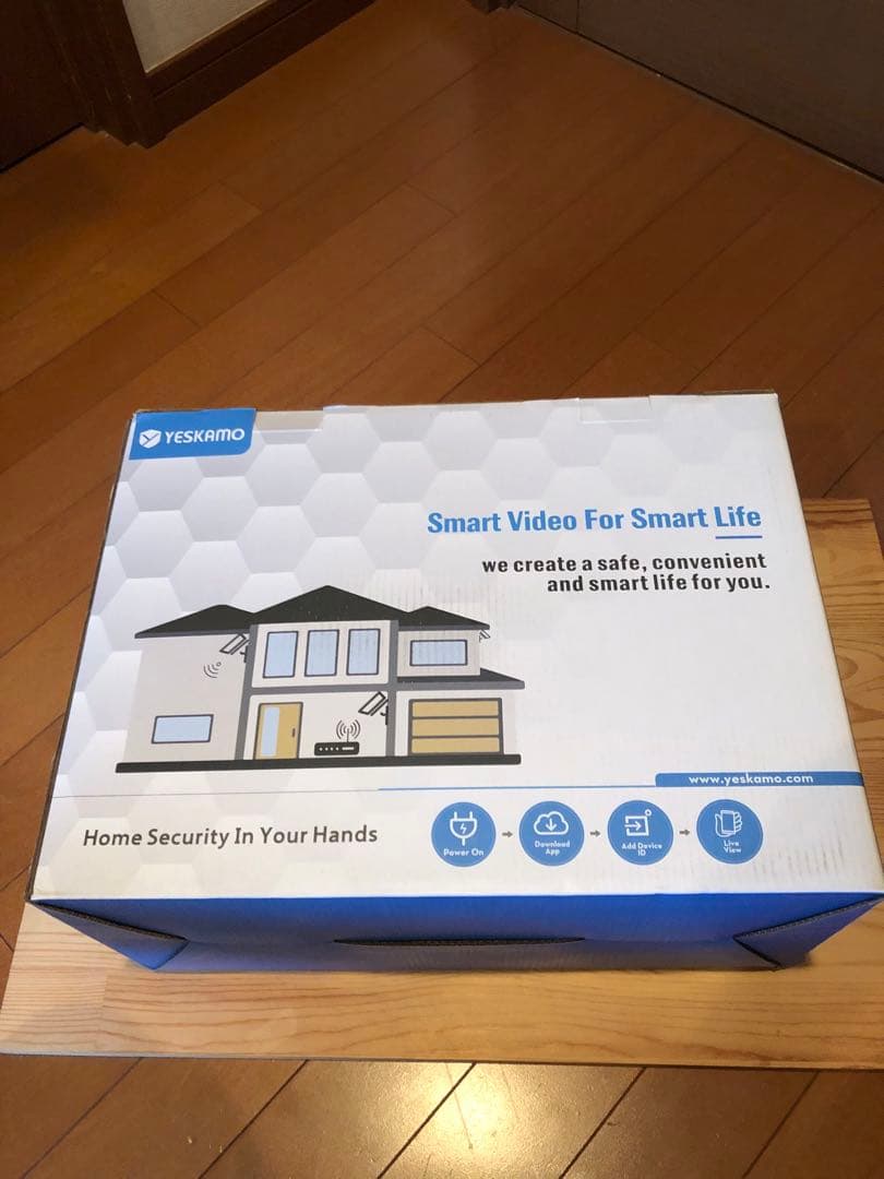 YASKAMO ワイヤレス防犯カメラ 家庭用 カメラ4台