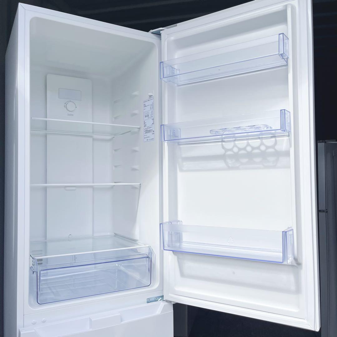 134取付無料！高性能シンプルホワイトインテリア 2024年製大容量冷蔵庫！