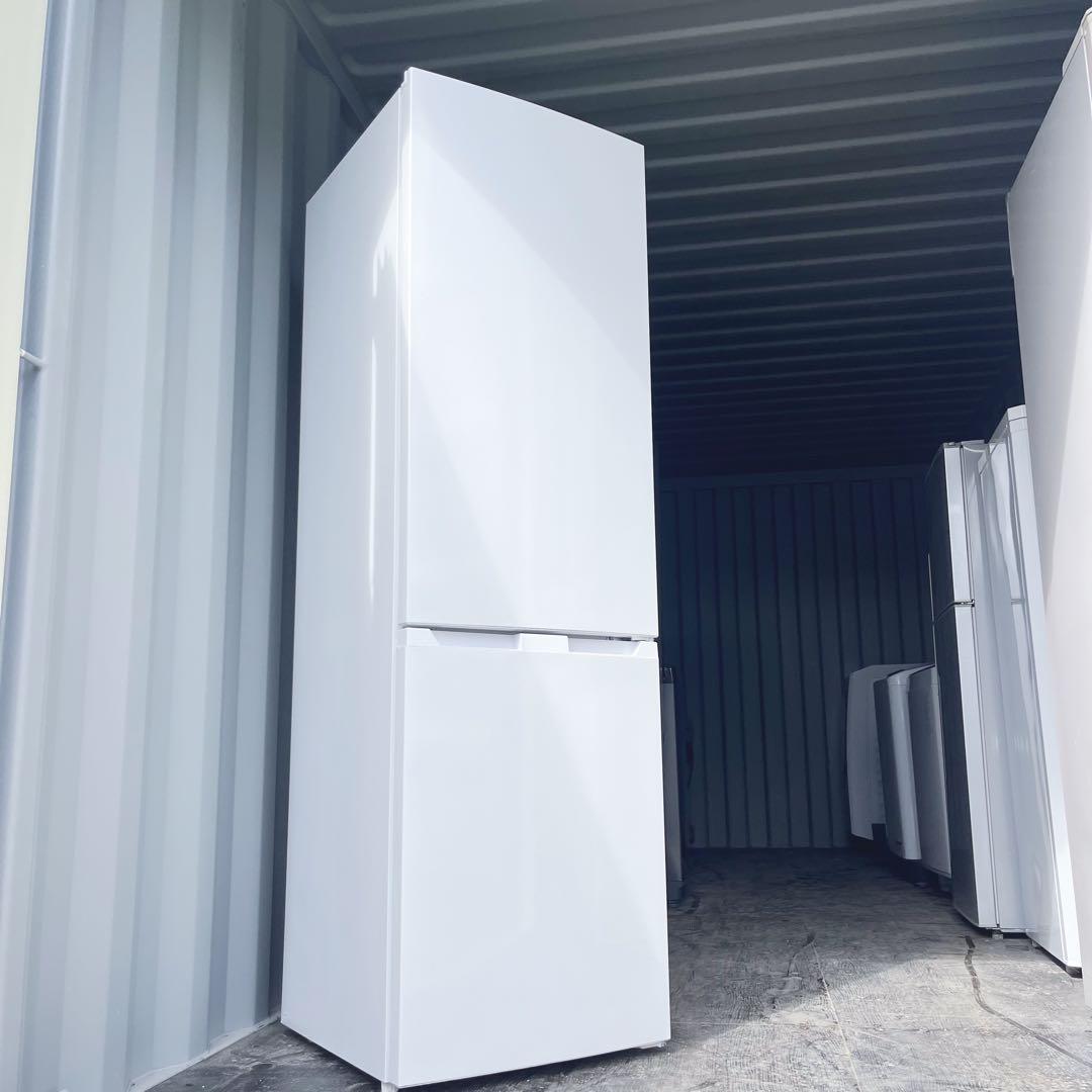 134取付無料！高性能シンプルホワイトインテリア 2024年製大容量冷蔵庫！