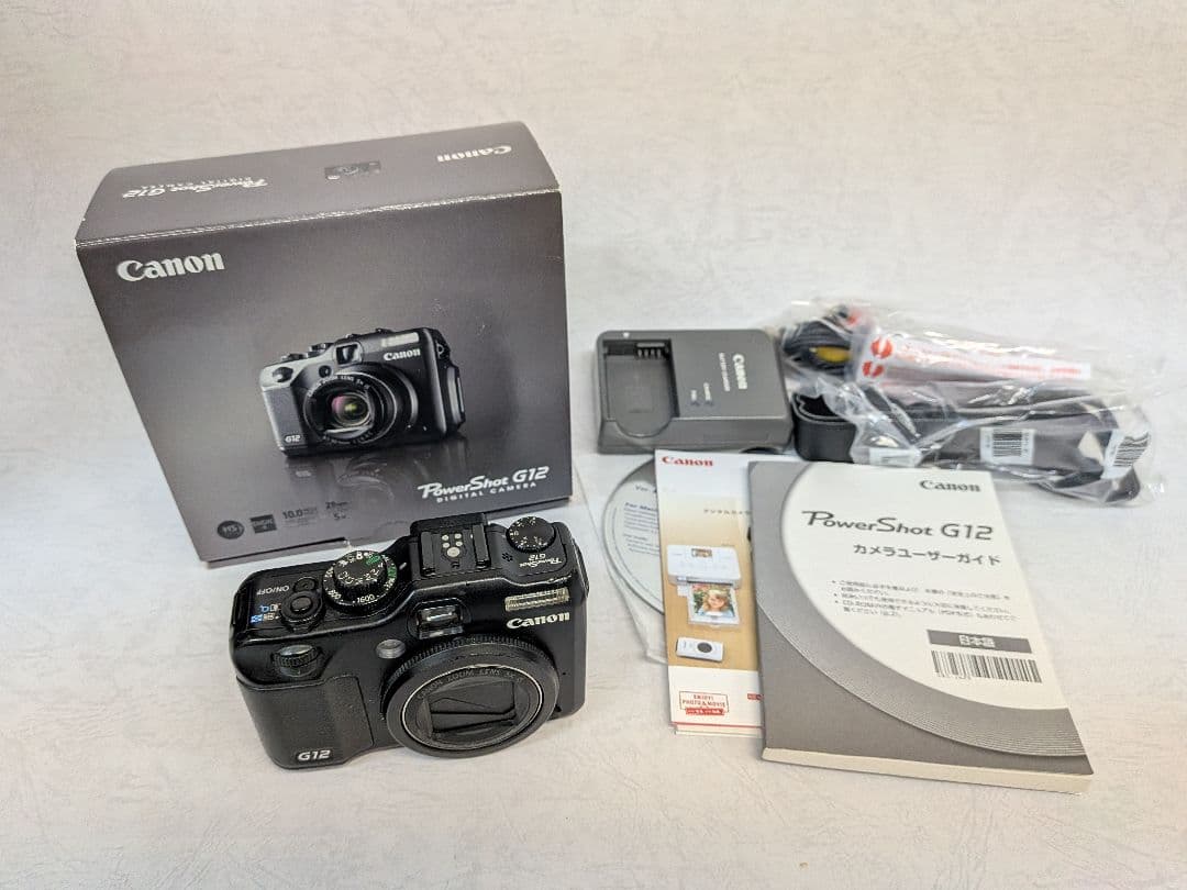 良品 キャノン canon powershot g12 元箱 フルセット