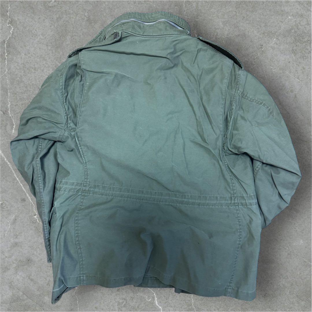 60s 古着 M-65フィールドジャケット 2nd M〜S アルミジップ