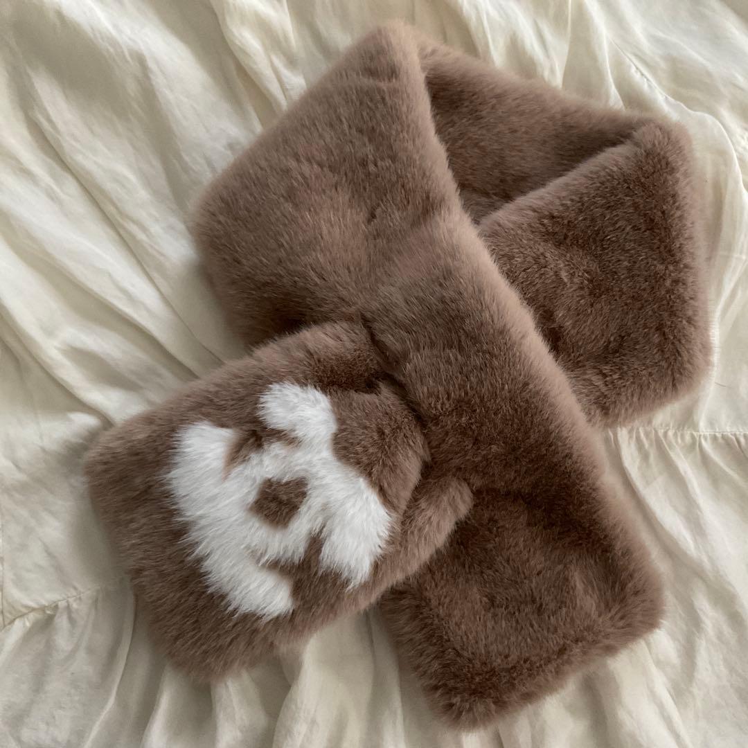 CHANEL ファーマフラー　ノベルティ