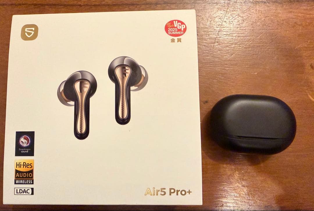 soundpeats Air5 Pro+ ブラック ワイヤレスイヤホン