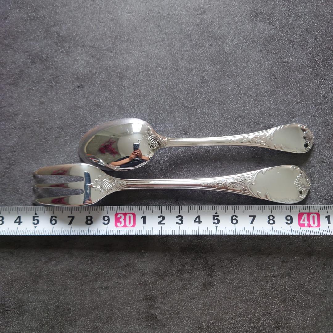 極美品 クリストフル マルリー ケーキフォーク コーヒースプーン 12点 箱付き