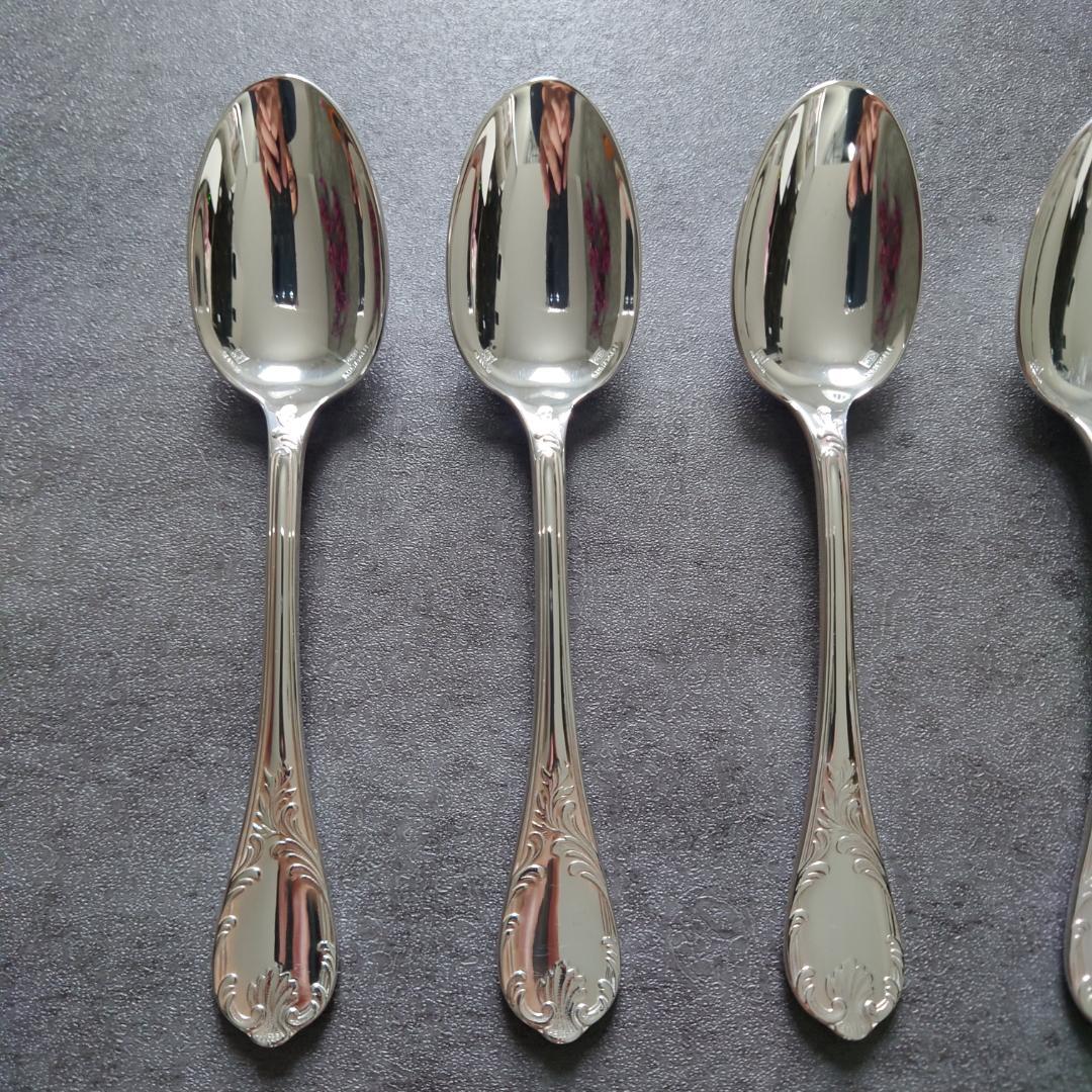 極美品 クリストフル マルリー ケーキフォーク コーヒースプーン 12点 箱付き