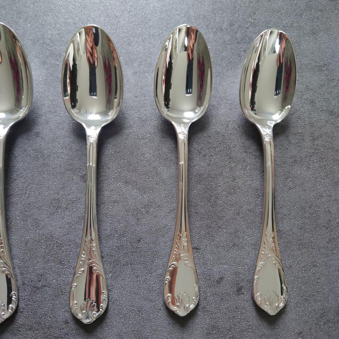 極美品 クリストフル マルリー ケーキフォーク コーヒースプーン 12点 箱付き