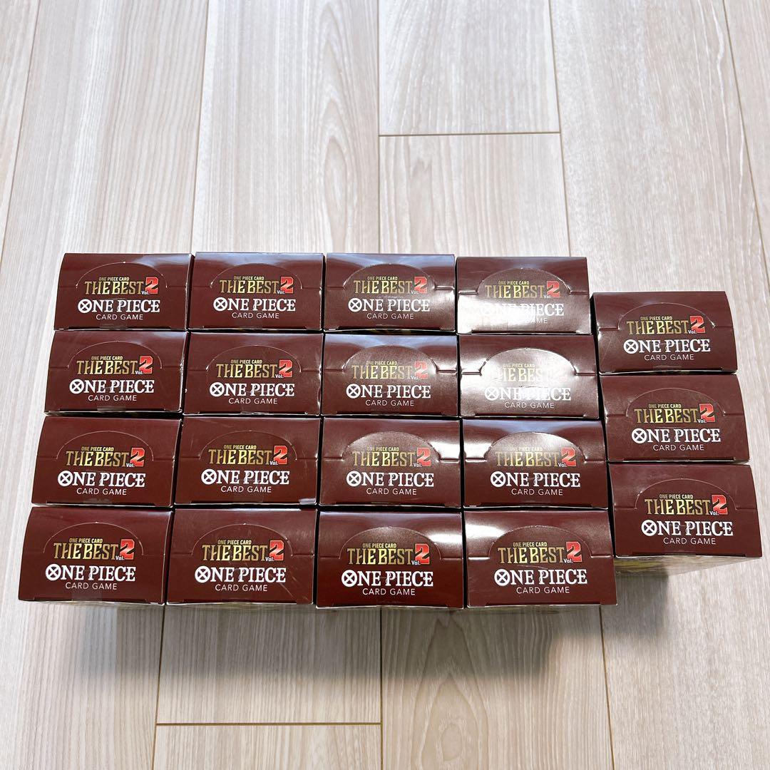 ワンピースカードTHE BEST2 ザベスト2　19BOX 新品未開封テープ付き