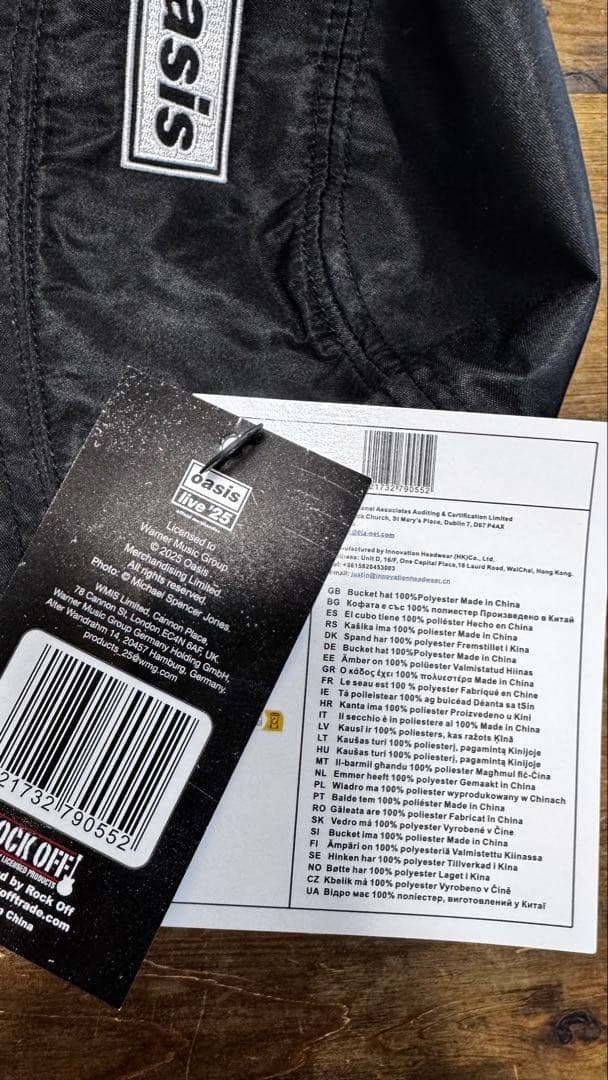 oasis definitely maybe バケットハット オーストラリア限定