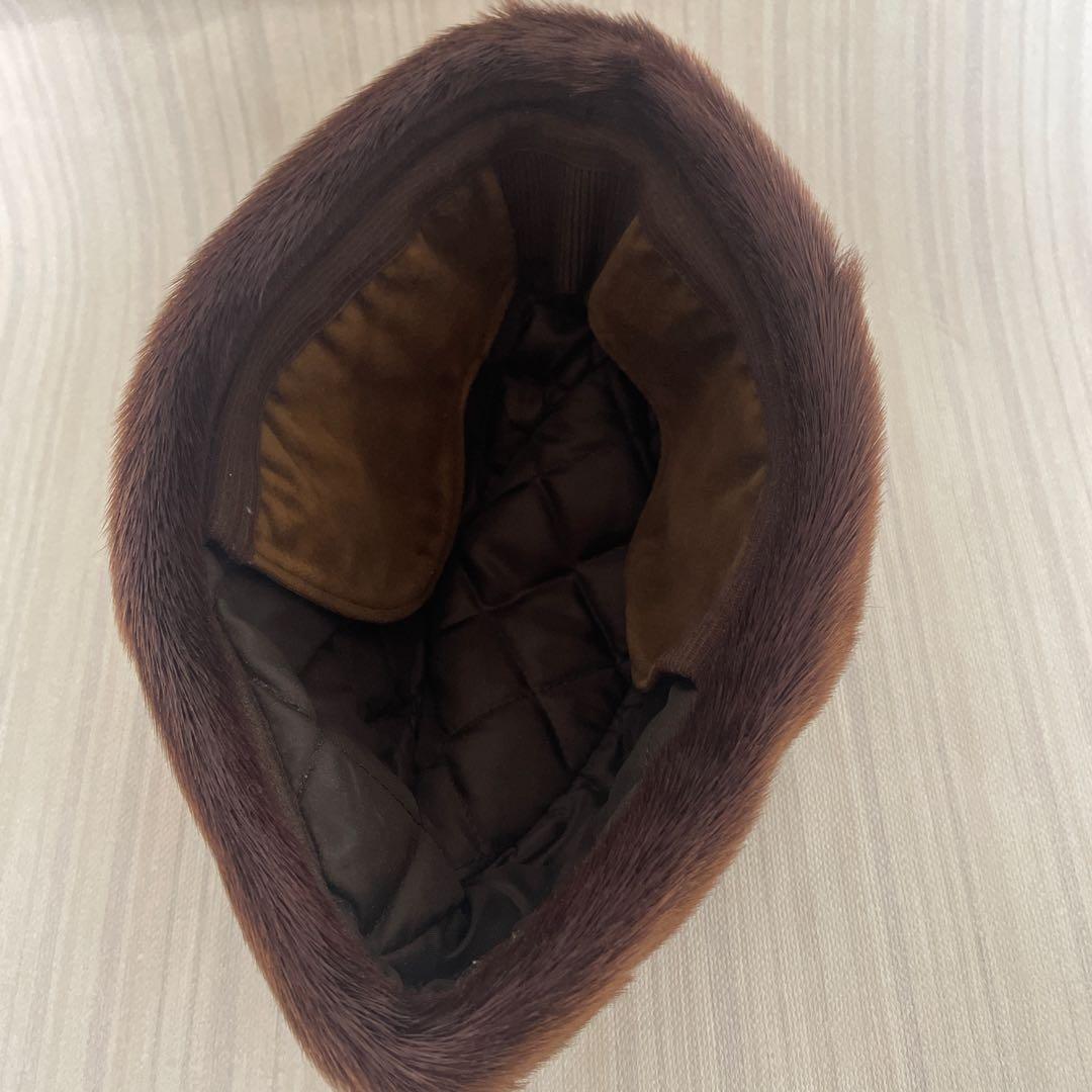 大*8様 保管品 ヴィゲーンズ wigens 毛皮 帽子 58cm