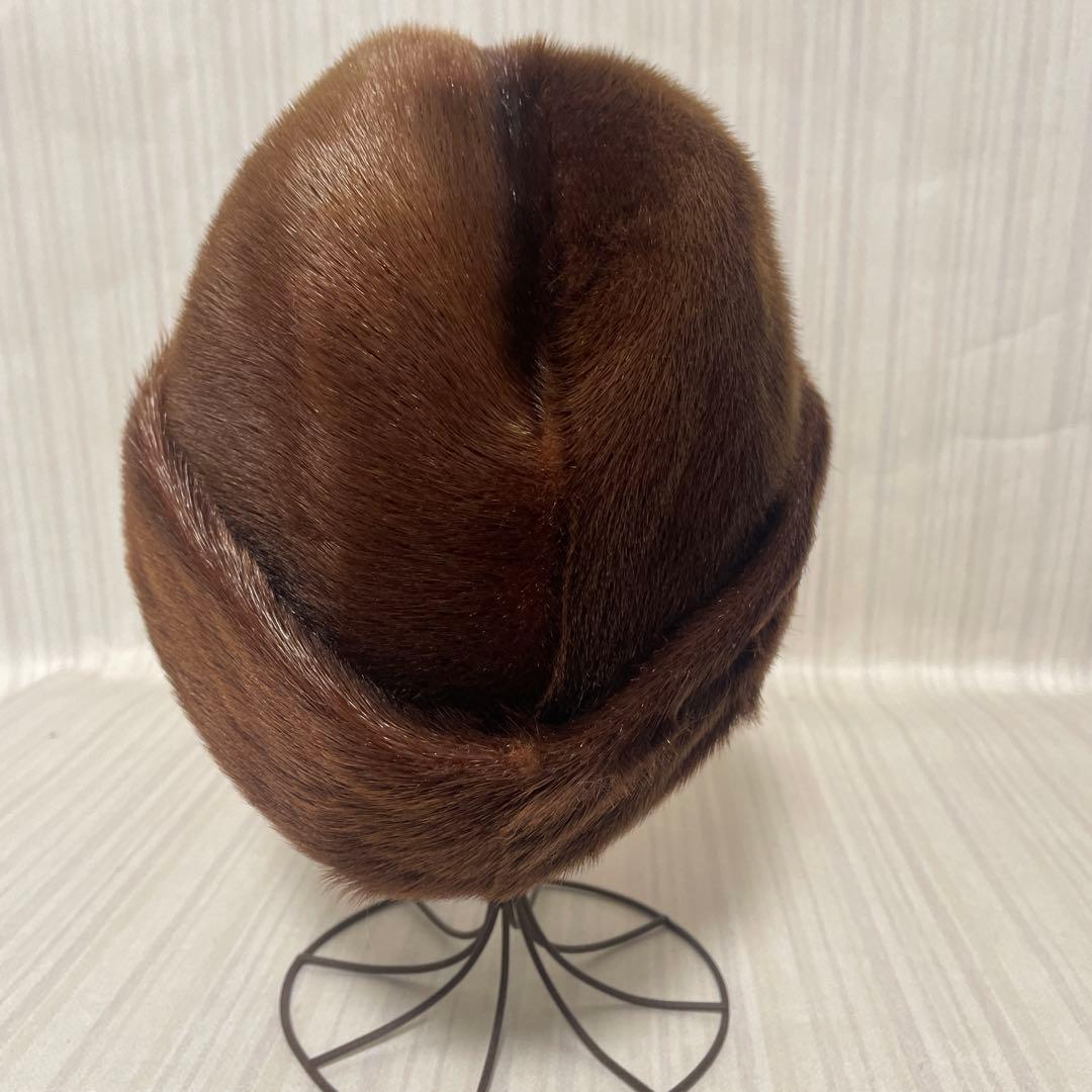 大*8様 保管品 ヴィゲーンズ wigens 毛皮 帽子 58cm