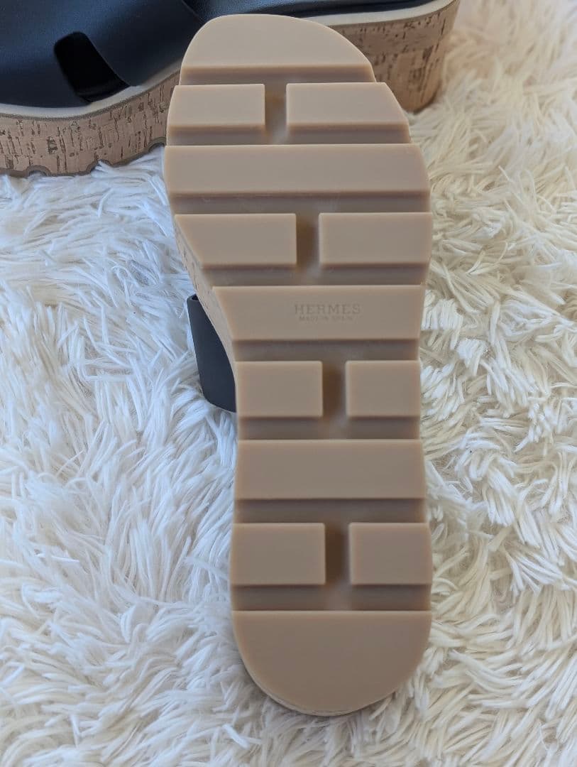 【新品未使用】HERMES　エルメス　エズ　30 黒　size 38