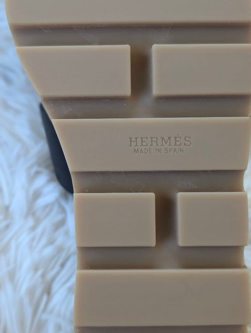 【新品未使用】HERMES　エルメス　エズ　30 黒　size 38