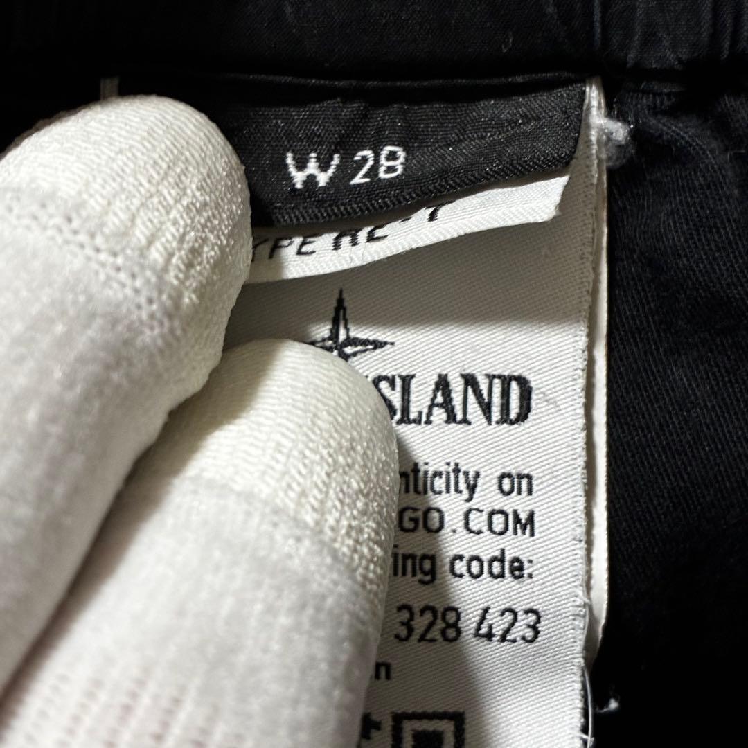 ストーンアイランド カーゴパンツ テーパード 721531403 28 ブラック