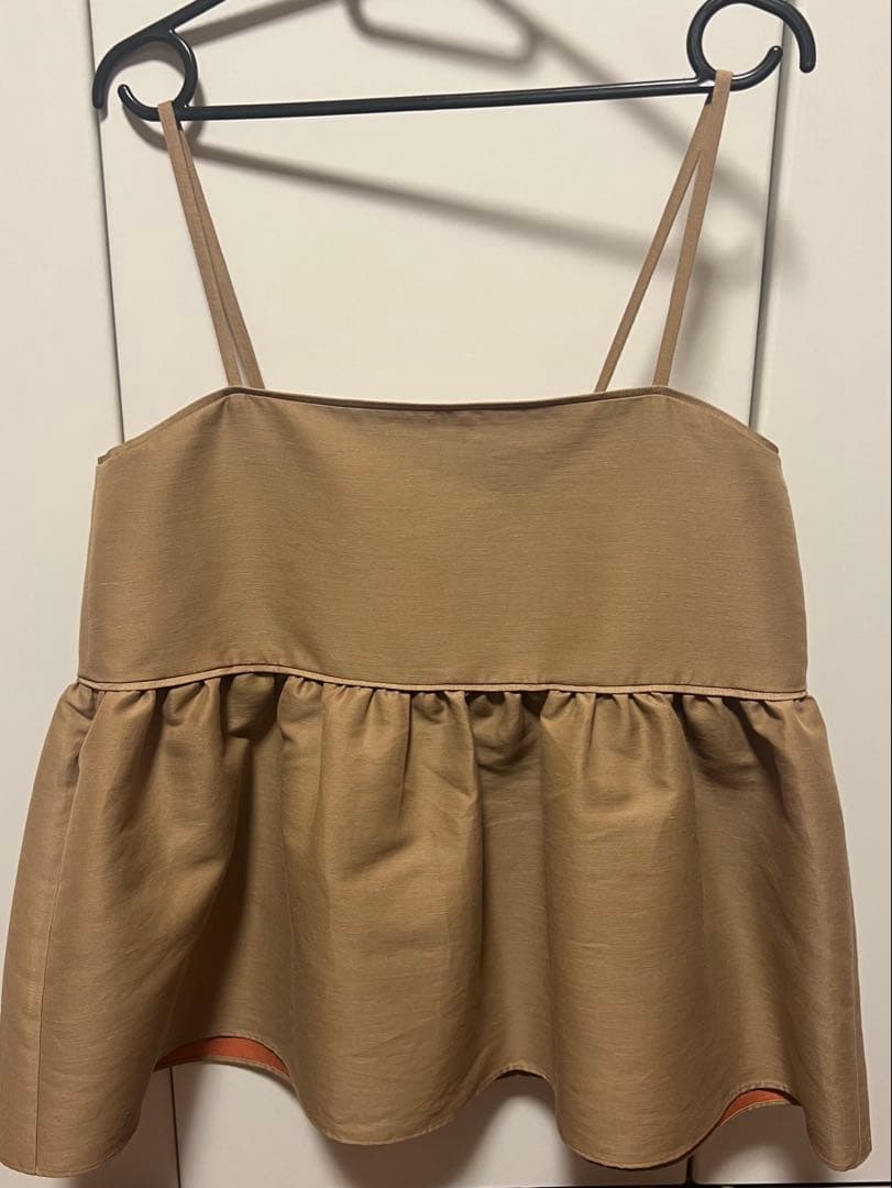 トゥモローランドコレクション　コットンリネンリバー　キャミソールチュチュ