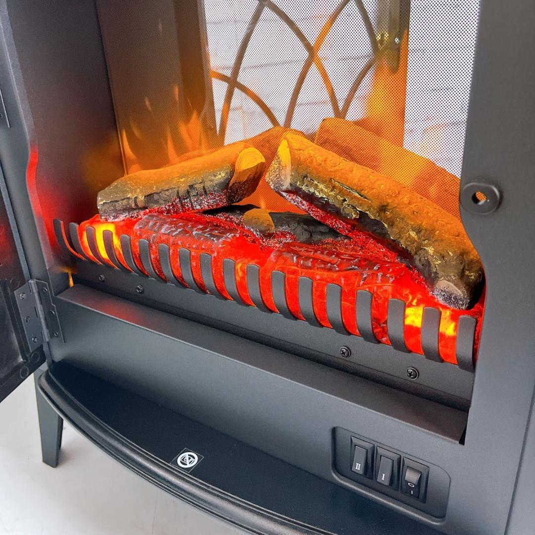 【癒し効果♪リアル炎♪】Dimplex 暖炉型ファンヒーター RIT12J