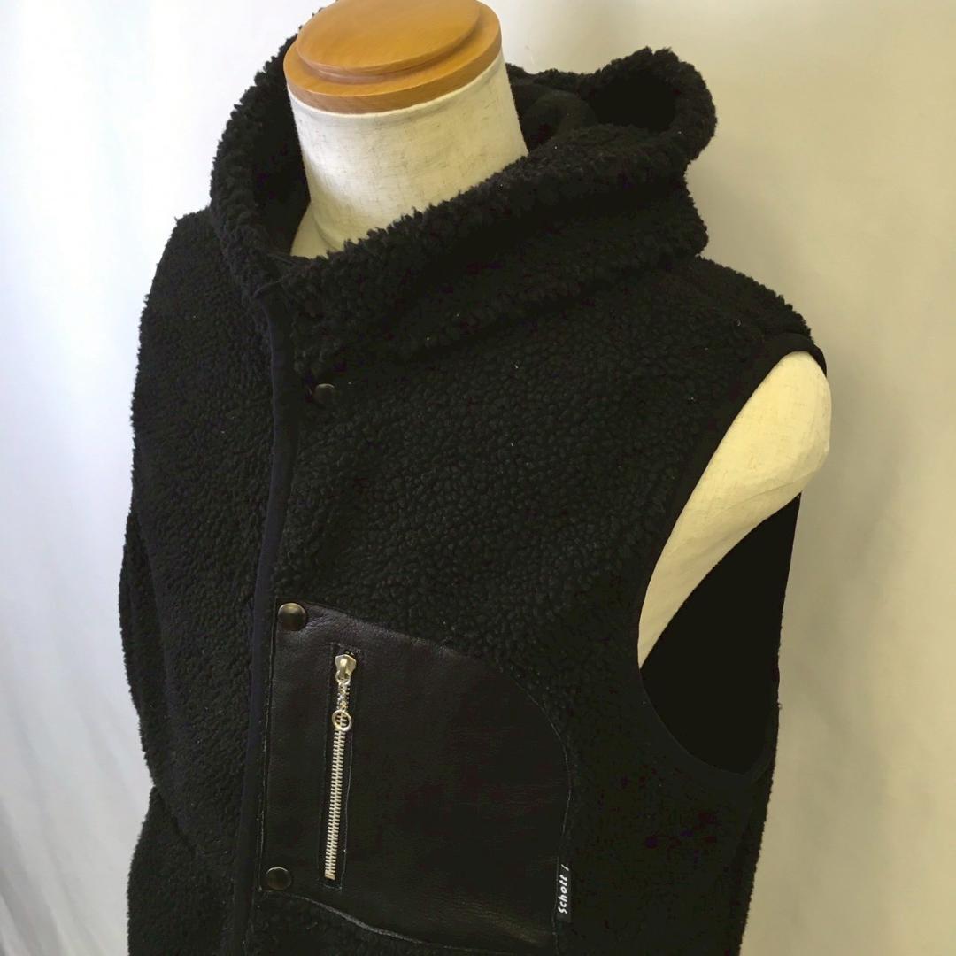 zG900【XL】Schott アウター カジュアル ポケット立体裁断 ベスト