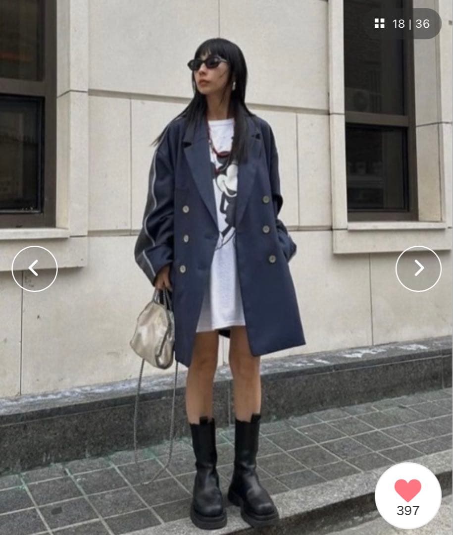 ジャケット・アウター BACK DENIM DETAIL BLAZER