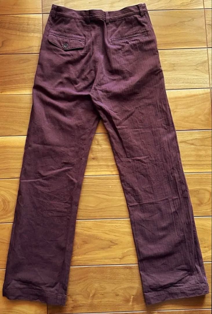 Dhal (ダル) 25AW_1950ジャーマンヘリンボーンストレートパンツ_S