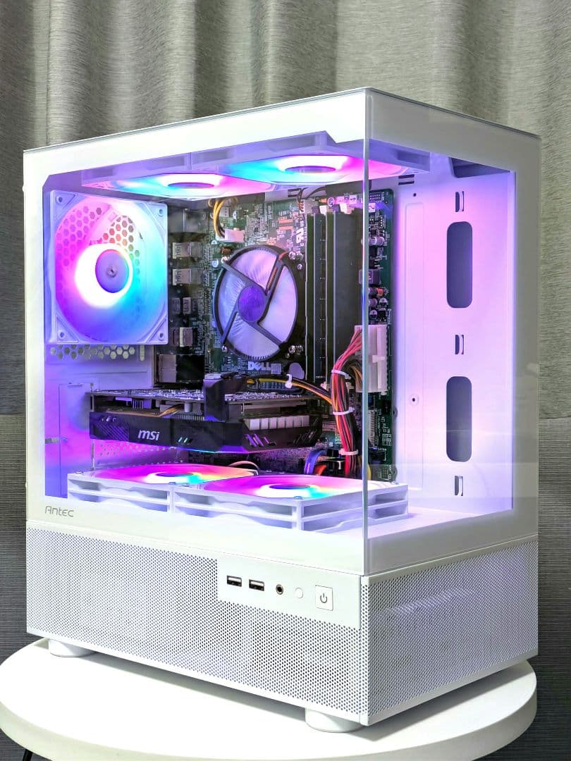 断捨離さま　GTX1660SUPER搭載 新品白ケース RGBファン 自作ゲーミ
