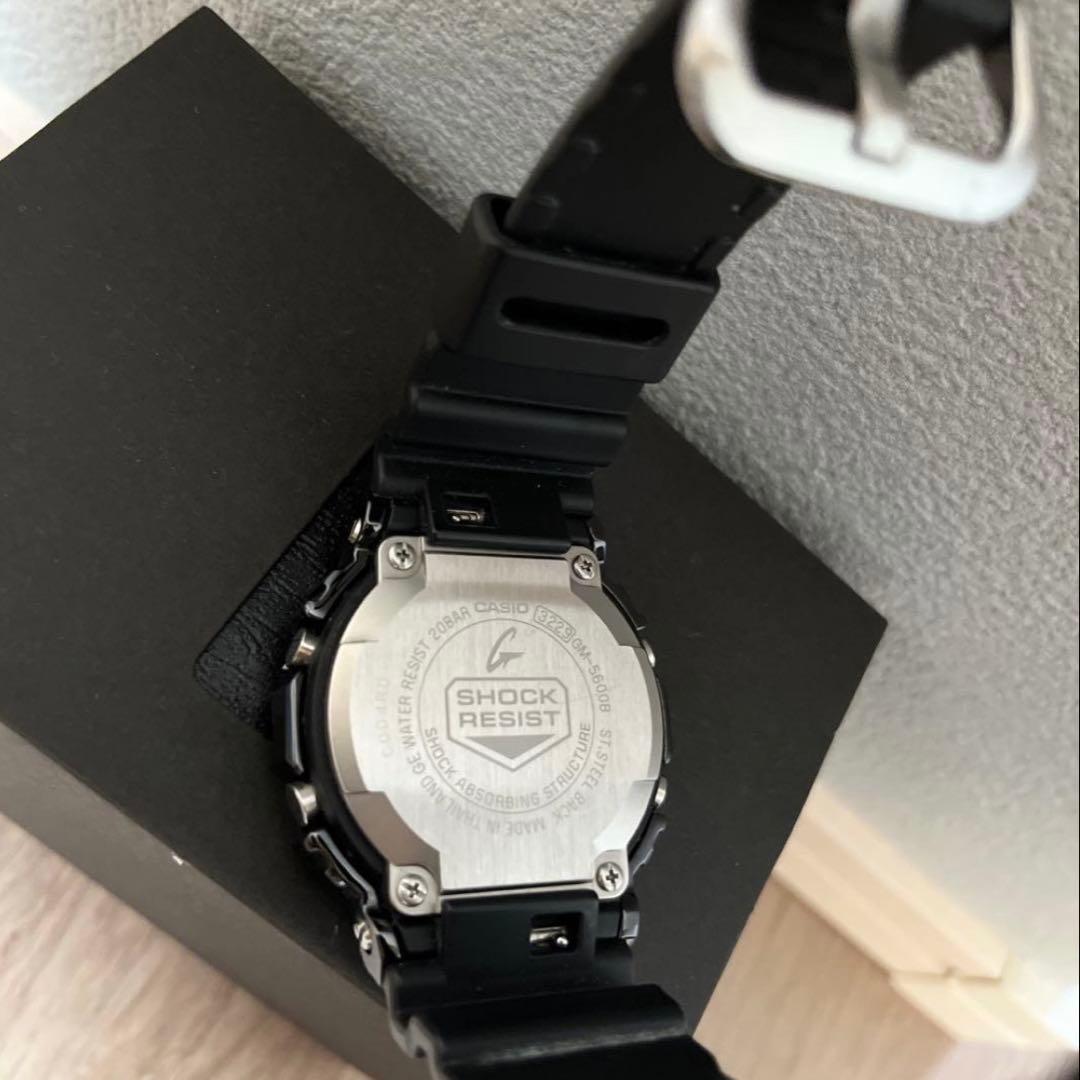 カシオG-SHOCK /GM-5600B-1JFブラック(美品•電池少)