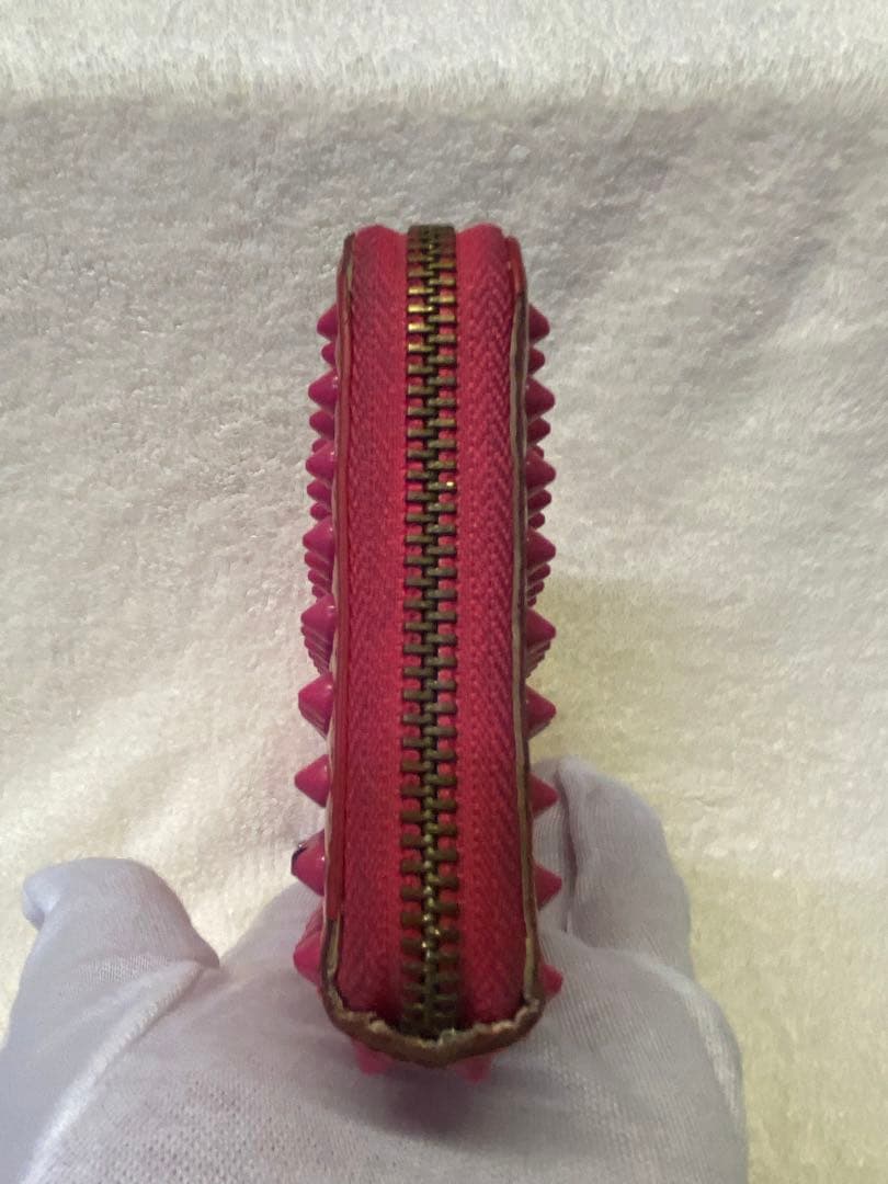 ✨希少商品✨ ルブタン 長財布 パネトーネ ラウンドジップ　ピンク