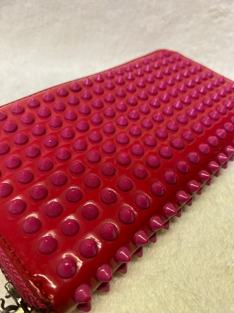 ✨希少商品✨ ルブタン 長財布 パネトーネ ラウンドジップ　ピンク