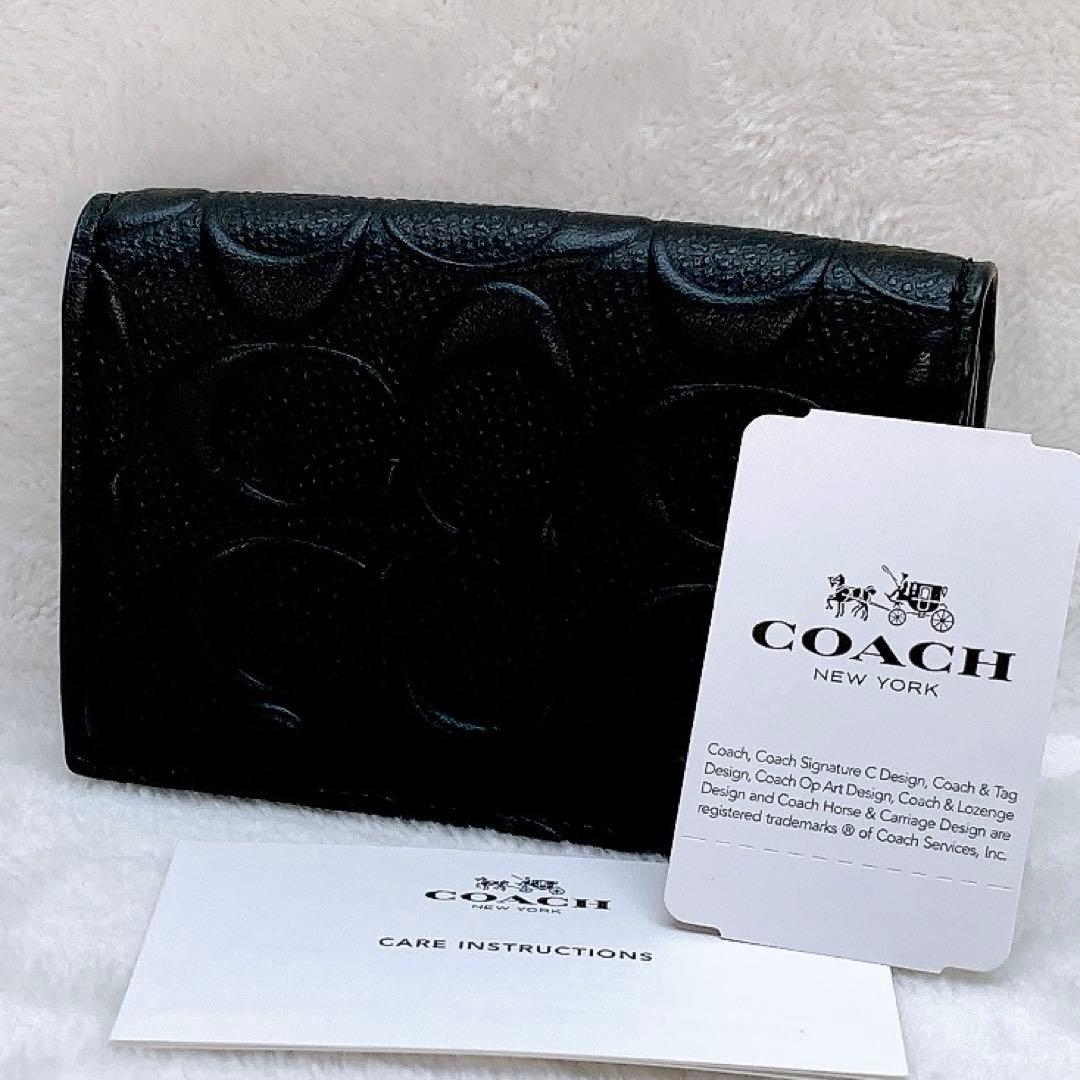 ✨未使用✨COACH コーチ カードケース シグネチャー 名刺入れ ブラック