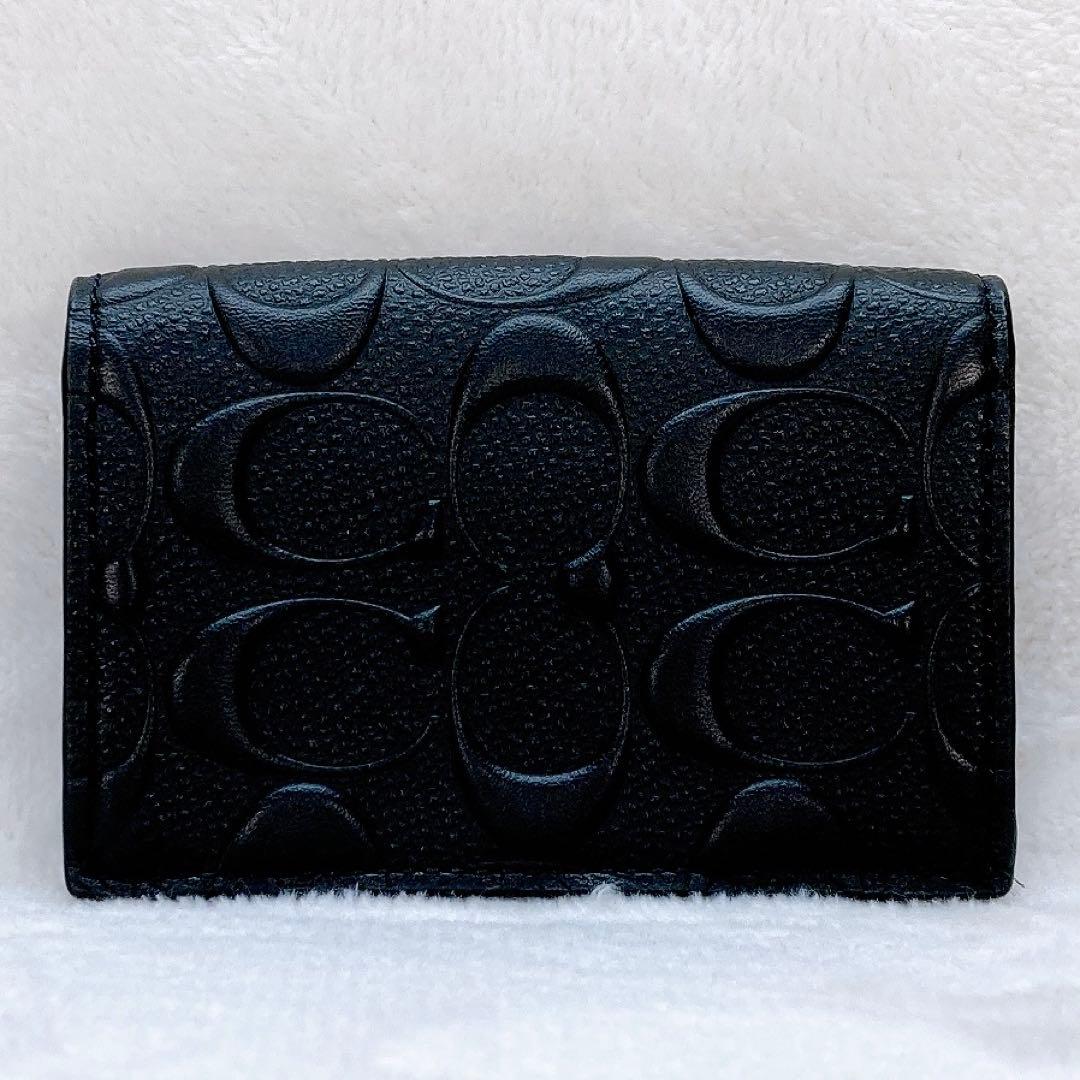 ✨未使用✨COACH コーチ カードケース シグネチャー 名刺入れ ブラック